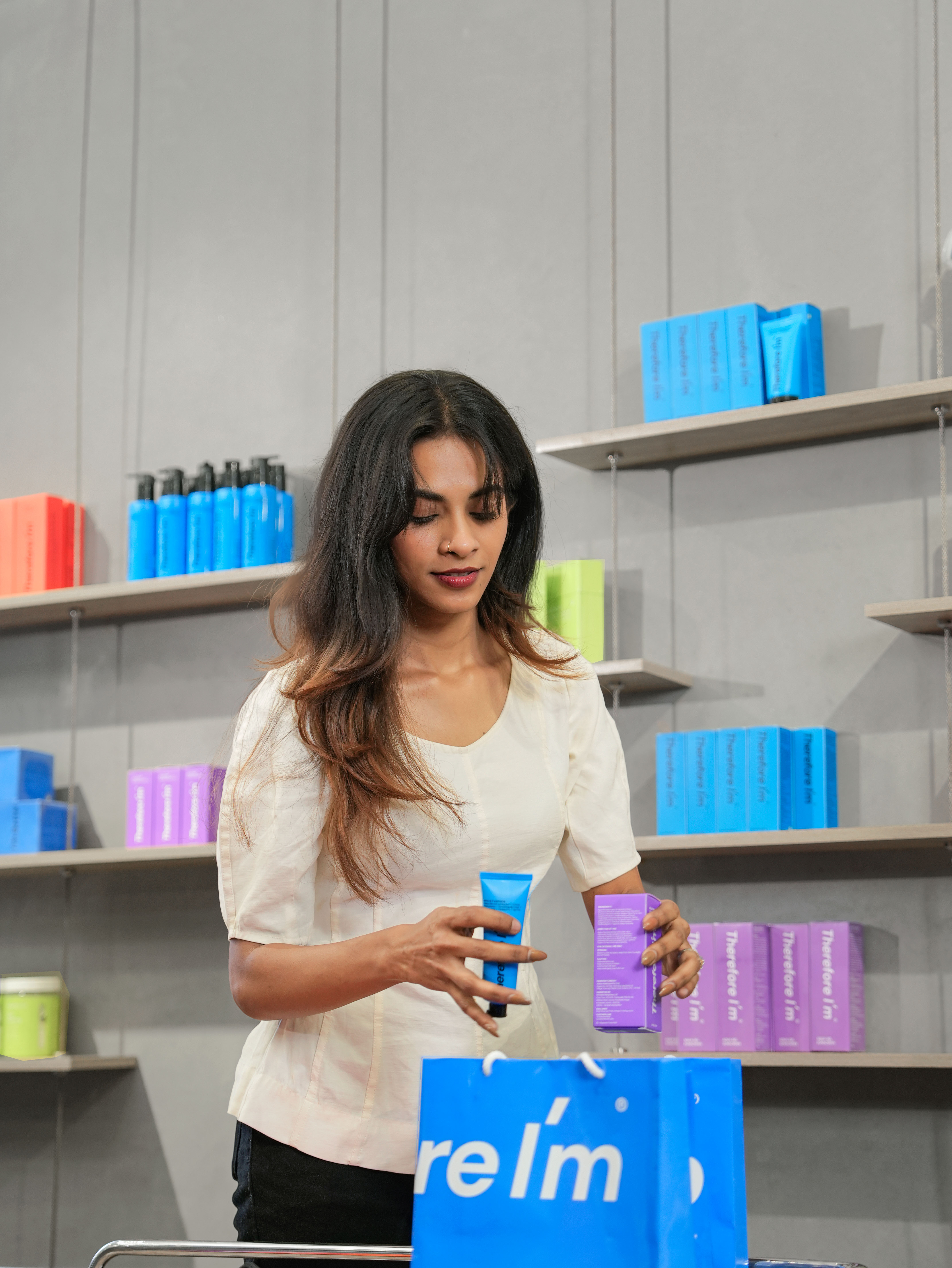 Client buying products